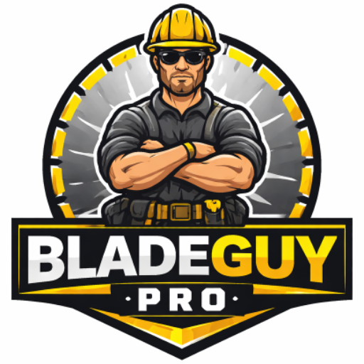 BladeGuy Pro logo for professional cutting tools.